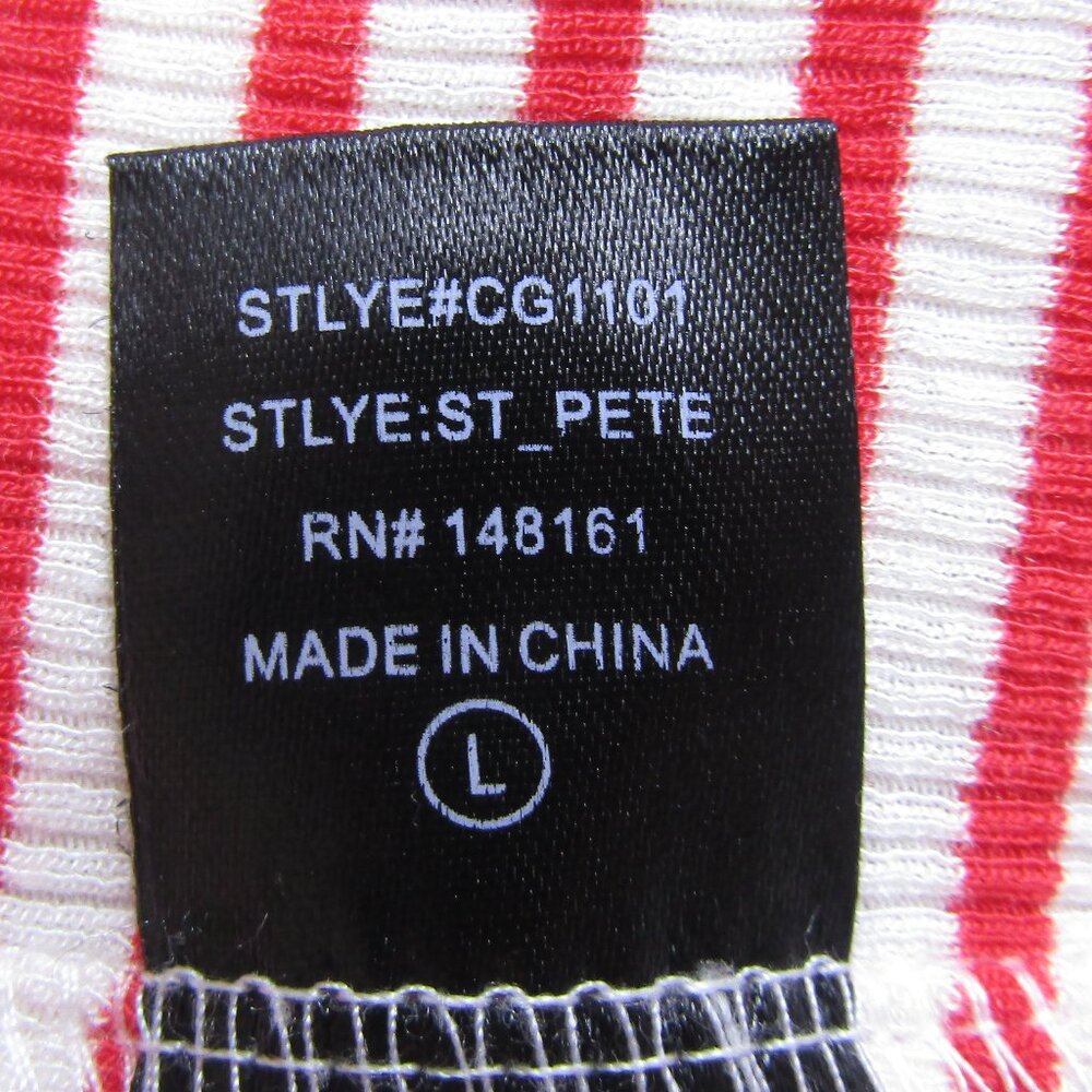 Buddy Basics Striped Open Back Top - Picture 9 of 10